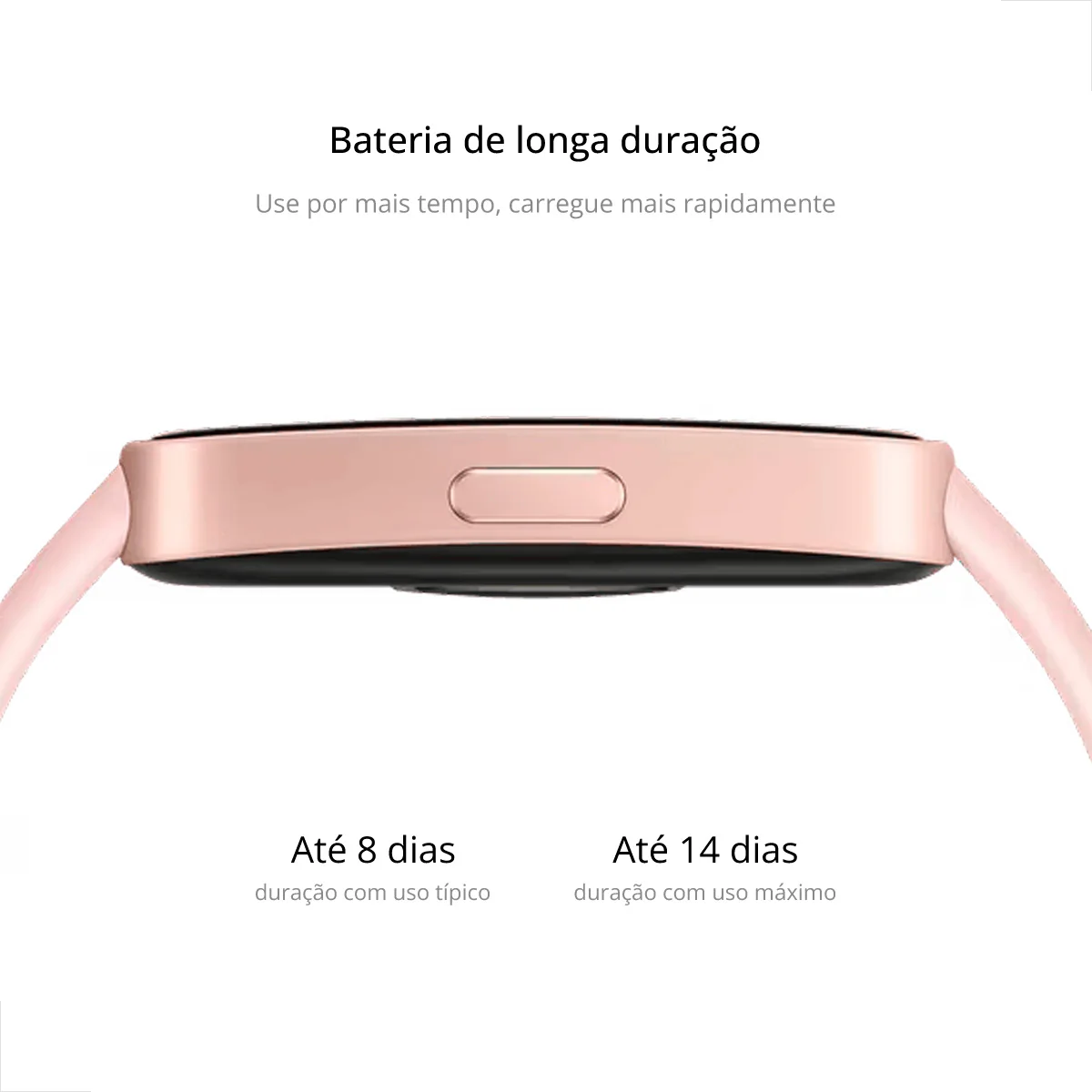 Smartwatch Huawei Band 10 Amoled Inteligente Treino Rosa