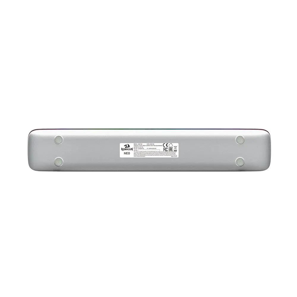 Soundbar Gamer Redragon Neo RGB GS515G Cinza