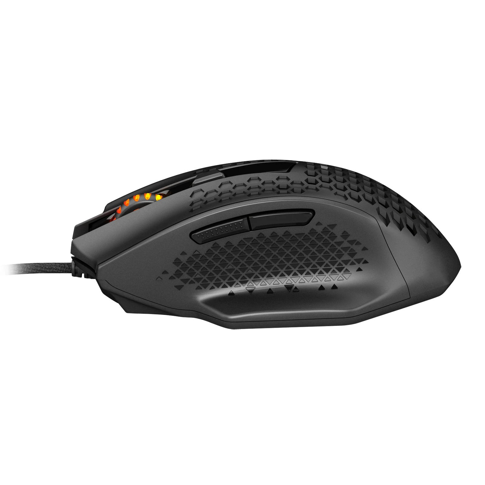 Mouse Gamer Redragon Bomber M722 Ultra Leve 12400 DPI Preto