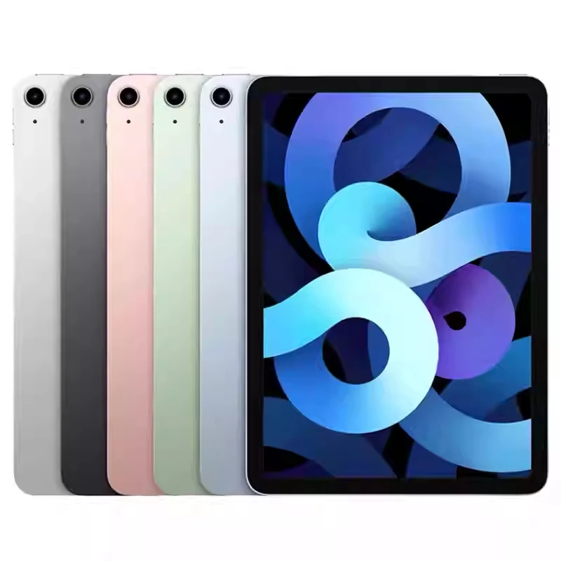 IPad Air 4 A14 chip Biônico 10,9 Polegadas 64G/256G Touch ID WiFi 4G CPU de 6 núcleos GPU de 4 núcleos Motor Neural de 16 núcleos.
