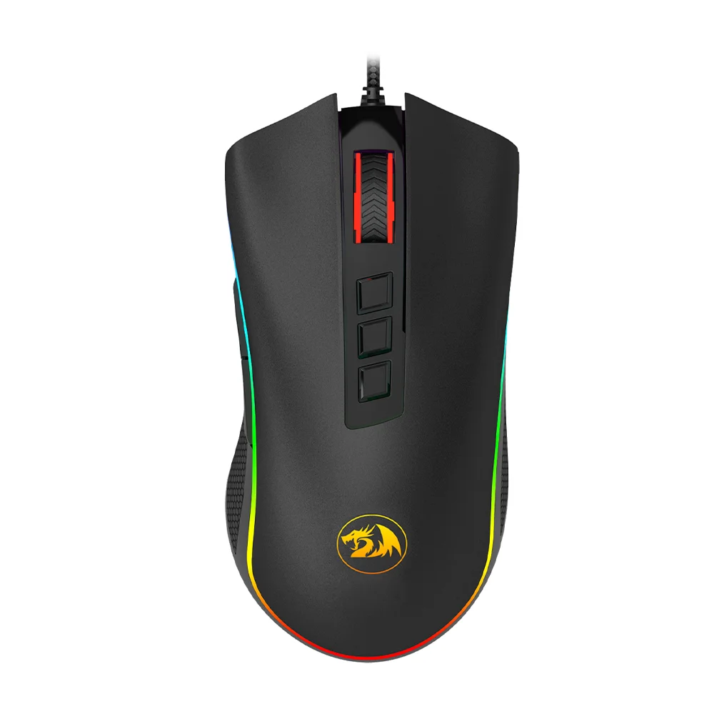 Mouse Gamer Redragon Cobra V3 RGB USB M711 Preto