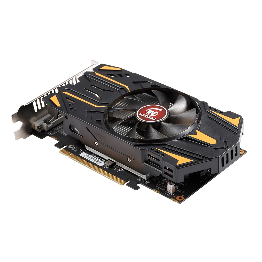 Veineda placas gráficas rx560 4gb gpu gddr5 14nm para jogos de computador desktop vídeo rx560 placa gráfica 128bit rx 560 componentes de computador