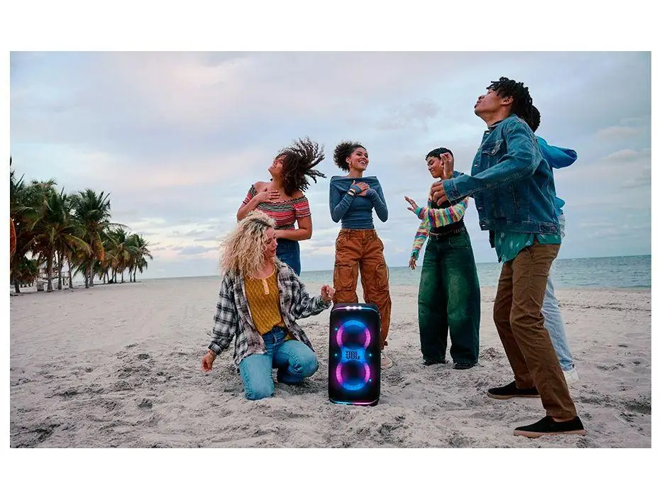 Caixa de Som JBL PartyBox Club 120 Bluetooth Amplificada Portátil 160W USB – Bivolt