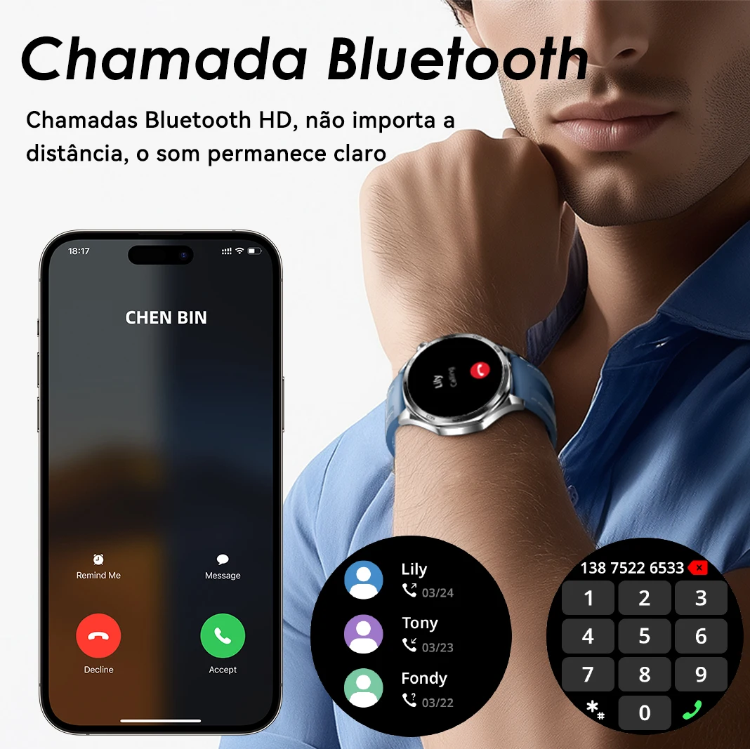 AURAFIT AM29: 1.43″ AMOLED Smartwatch with Wireless Charging, 100+ Modes, Health Monitor (HR/SpO2/Sleep), IP68 ,Support Strava