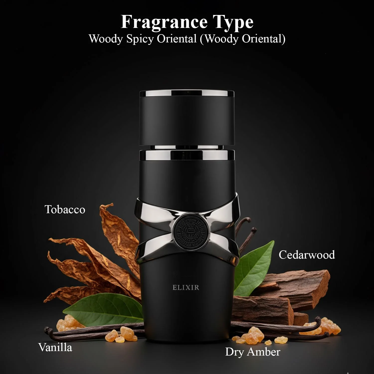 Perfume Original Asad Elixir Spicy Woody Amber Warm Eau De Parfum Spray Fragrância Duradoura 100ml Perfume de Marca Luxuosa