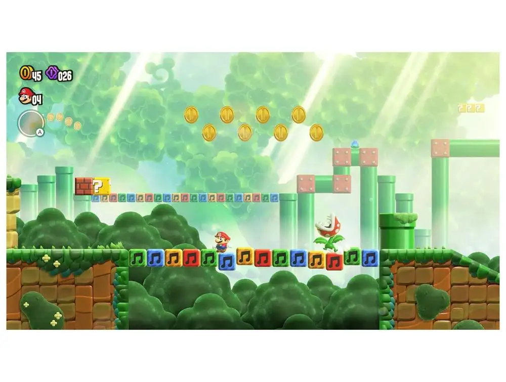 Nintendo Switch 32GB 2 Controles Joy-Con com Super Mario Bros. Wonder e 3 Meses de Assinatura Nintendo Switch Online