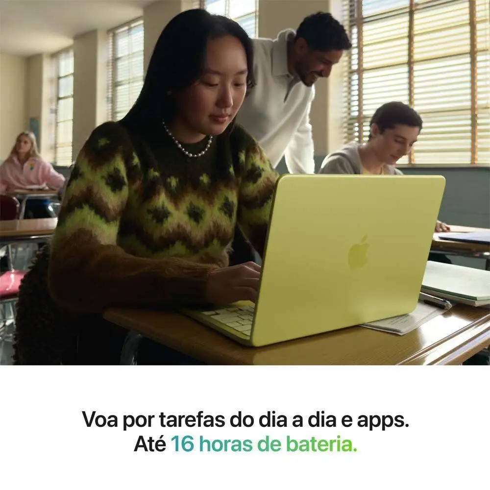 MacBook Neo Apple 13″ Chip A18 Pro CPU de 6 núcleos GPU de 5 núcleos 256GB Azul Índigo MHFF4BZ/A