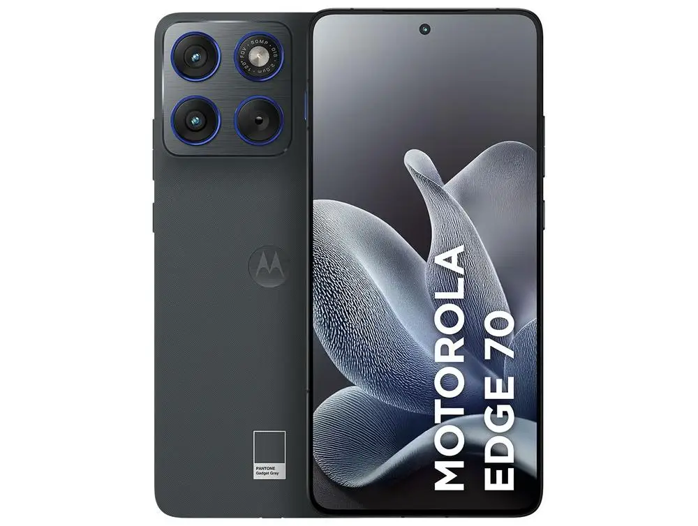 Smartphone Motorola Edge 70 256GB 5G 16GB RAM Cinza 6,7″ Câm. Tripla + Selfie 50MP
