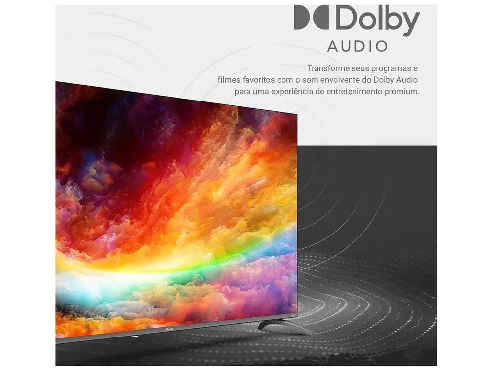 Smart TV 32″ Philco HD DLED P32CRB Roku TV 99323127 2026