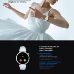 Smartwatch feminino AURAFIT Ella 4, 1,32 Amoled, à prova d’água 1ATM, mais de 150 modos esportivos, monitoramento de saúde, Android e iOS