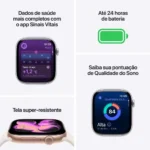 Apple Watch Series 11 GPS + Cellular Caixa Cinza-espacial de Alumínio 42mm Pulseira Esportiva Preta M/G