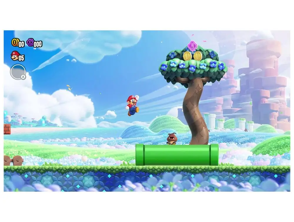 Nintendo Switch 32GB 2 Controles Joy-Con com Super Mario Bros. Wonder e 3 Meses de Assinatura Nintendo Switch Online