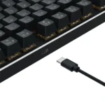 Teclado Magnético Gamer Redragon Dharma Full Size RGB Preto