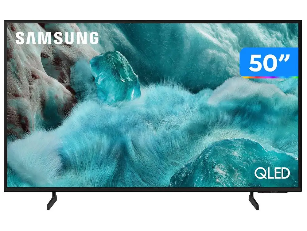 Smart TV 50″ Samsung 4K QLED QN50Q7FAAGXZD Tizen Q4 AI 3 HDMI