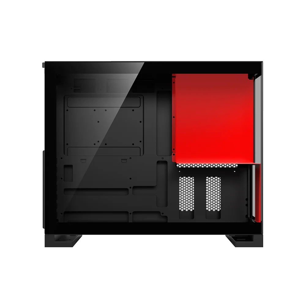 Gabinete Gamer Redragon Eternal ATX Sem Fans CA-612BR Preto e Vermelho