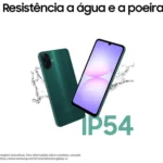 Smartphone Samsung A07 256GB Preto 8GB RAM Tela 6,7″ Câm. Dupla + Selfie 8MP