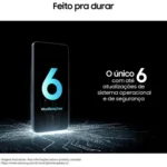 Smartphone Samsung A07 256GB Preto 8GB RAM Tela 6,7″ Câm. Dupla + Selfie 8MP