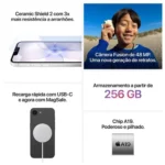 Apple iPhone 17e 256GB Rosa-pálido 6,1″ 48MP iOS 5G