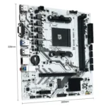 Placa-mãe MACHINIST B450 AM4 AMD suporta CPU Ryzen 5500 5600 5600G, memória DDR4, PC desktop, dual-channel, M-ATX, M.2 NVME.