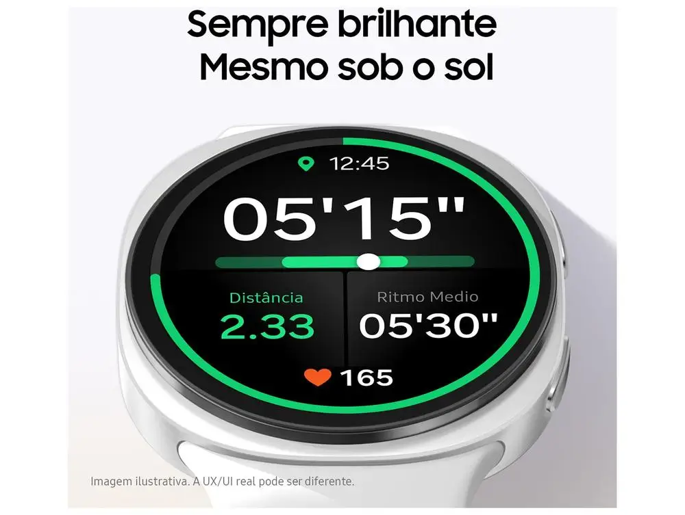 Smartwatch Samsung Galaxy Watch8 40mm Branco 32GB Bluetooth