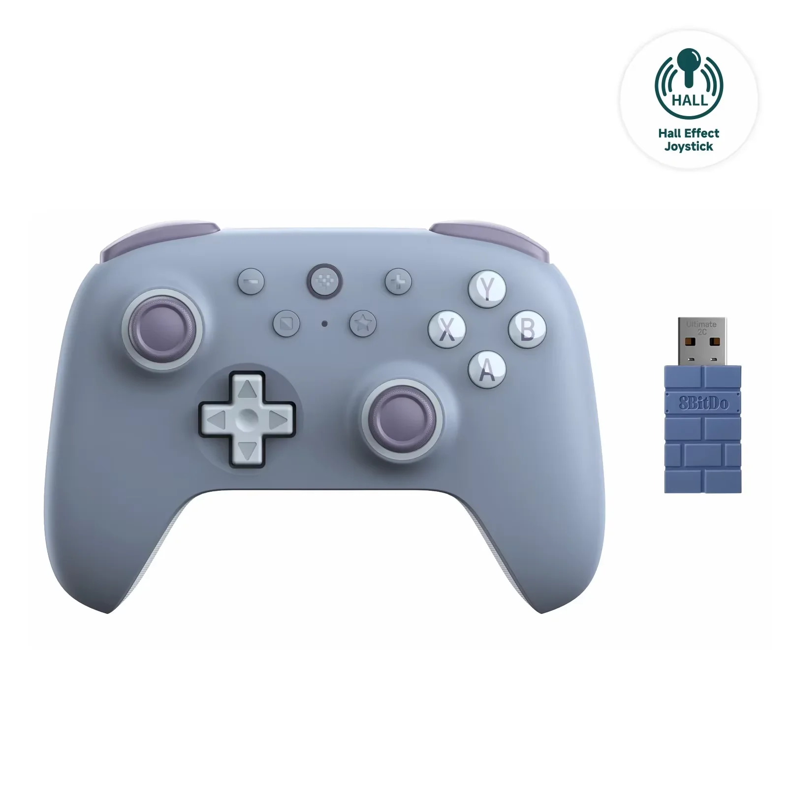 Controle Sem Fio 8BitDo Gamepad Ultimate para PC Windows 10/11 Steam Android Gaming