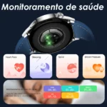 AURAFIT AM29: 1.43″ AMOLED Smartwatch with Wireless Charging, 100+ Modes, Health Monitor (HR/SpO2/Sleep), IP68 ,Support Strava