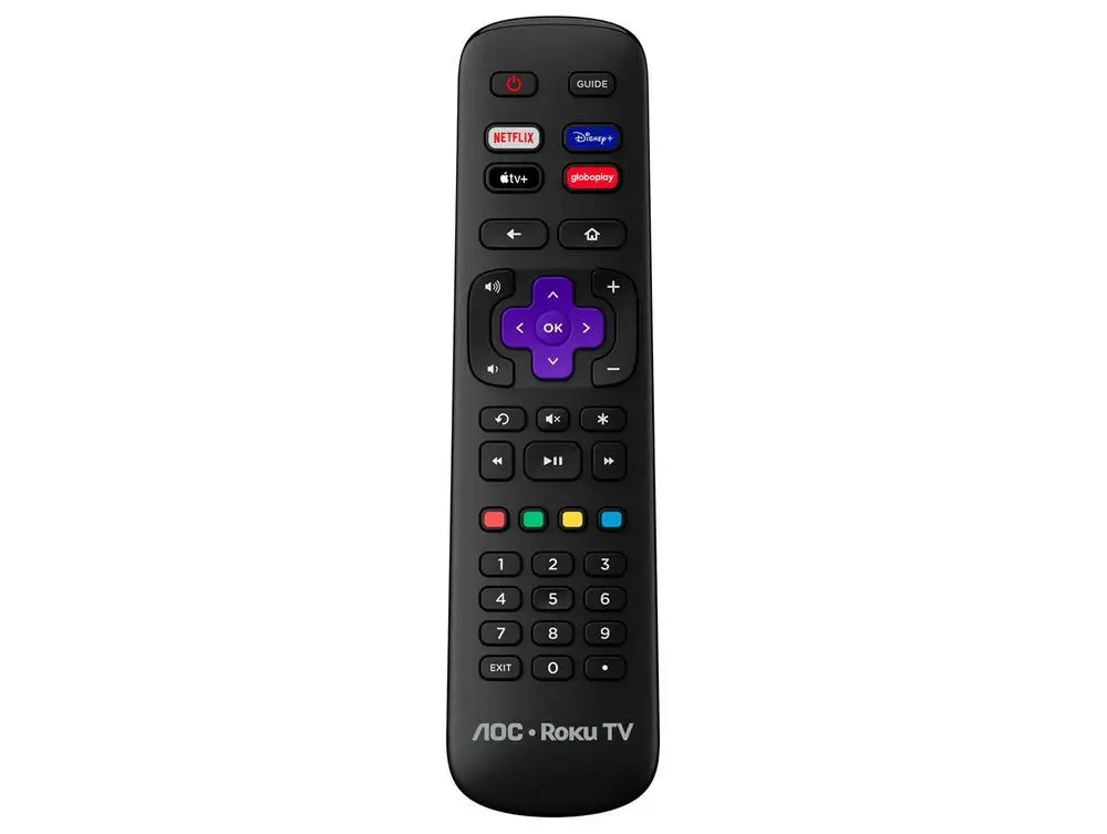 Smart TV 32″ AOC HD DLED Série 5155 32S5155/78G Roku TV 2025
