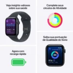 Apple Watch SE 3 GPS Caixa Estelar de Alumínio 44mm Pulseira Esportiva Estelar M/G