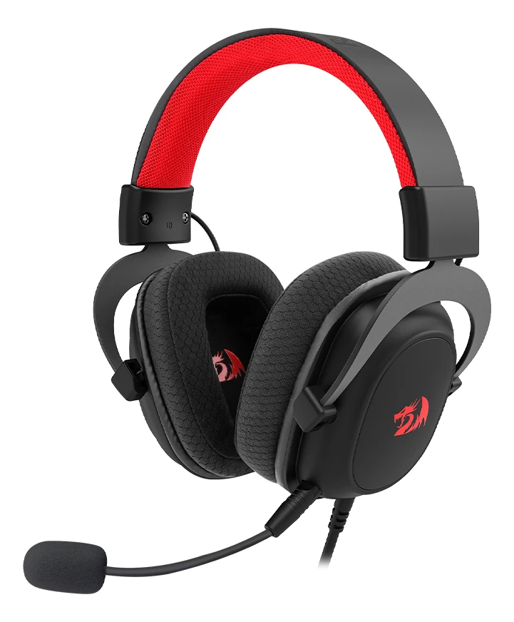 Headset Gamer Redragon Zeus Lite H510-lt P3 C/mic 53mm Preto